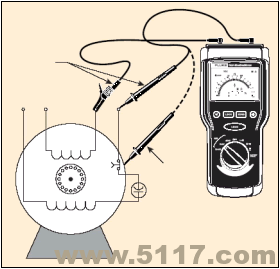 利用F1508进行绝缘电阻测试