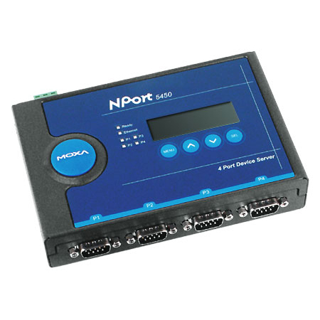 MOXA串口服务器Nport 5450